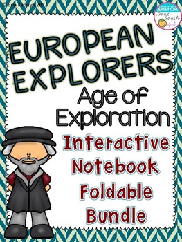 Preview of European Explorers - Age of Exploration Interactive Notebook Foldable