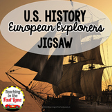 European Explorers Jigsaw Activity - US History - Texas History