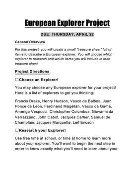 Preview of European Explorers Project