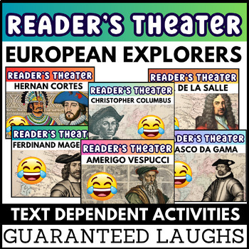 Preview of European Explorers Readers Theater Skits Bundle with Comprehension Questions