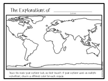 European Explorers Research Template by Smarter Together | TPT