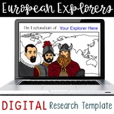 European Explorers Research Template for Google Slides™