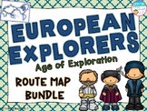 European Explorers Age of Exploration Route Map Set