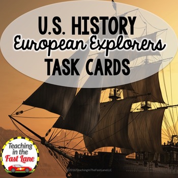 Preview of European Explorers Task Cards - US History