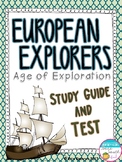 European Explorers - Age of Exploration Study Guide and Test