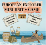 European Explorers to Canada Interactive Game + Mini Unit