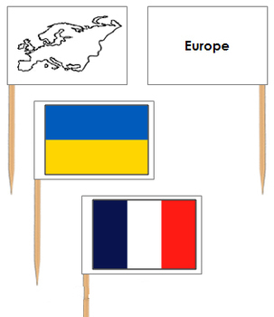 Europe Flag Pin Map – montessorikiwi
