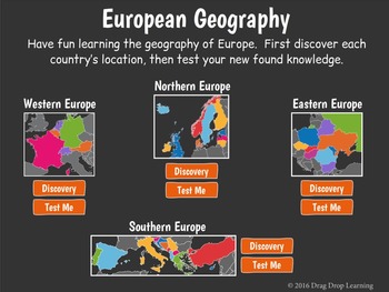 Smartboard European Geography Game by Drag Drop Learning  TpT