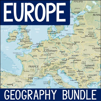 Preview of European Geography Bundle - Countries of Europe Learning Resources
