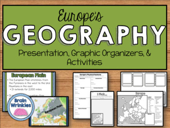 Preview of Geography of Europe: Physical Features (SS6G7a)