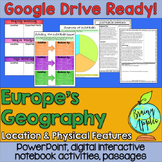 European Geography Unit | Includes Digital Option