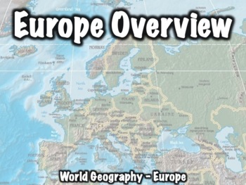 Preview of Europe Geography, History, Governments, Economies, and Cultures Presentation