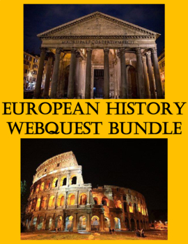 Preview of European History Webquest Bundle Digital