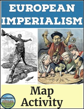 Preview of European Imperialism Map Activity