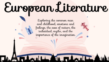 Preview of European Literature Thematic Unit Plan