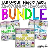 European Middle Ages Interactive Notebook Graphic Organize