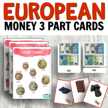 Preview of European Money (euro theme) Hands-on or Geography Activities
