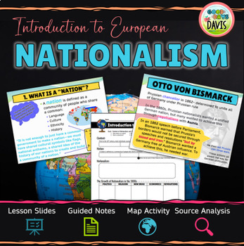 Preview of European Nationalism & German Unification Lesson