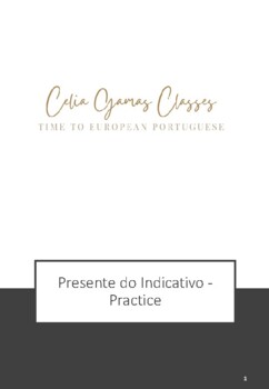 Preview of European Portuguese   Presente do Indicativo - Practice