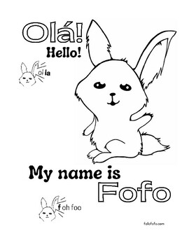Preview of European Portuguese Sample page Olá! my name is Fofo