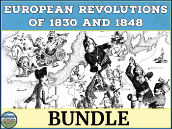 Preview of European Revolutions of 1830 and 1848 Bundle
