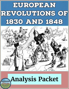 Preview of European Revolutions of 1830 and 1848 Reading Analysis