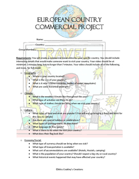 Preview of European Travel Commercial Projects