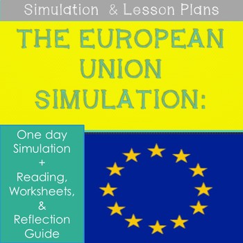 Preview of European Union Simulation: Activity, Reading & Comprehension Guide!