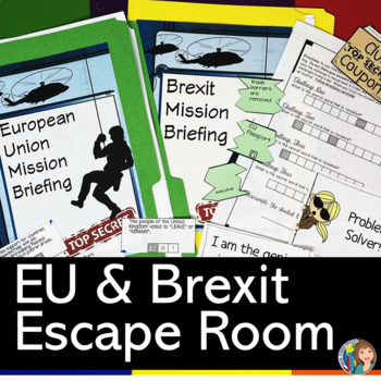 Preview of European Union and Brexit Escape Room Activity