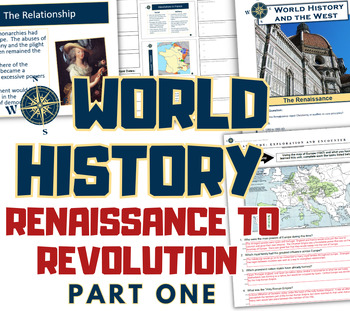Preview of World History Course 1 - Complete Curriculum - Projects, Activities & Lessons