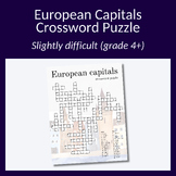 European capitals crossword puzzle: Test your knowledge of