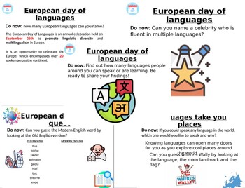 Preview of European day of languages