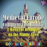 Middle Ages & Medieval Europe Unit Plan Bundle: Projects, 