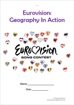 Preview of Eurovision: Geography In Action (Unit Of Work)