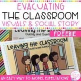 Evacuating the Classroom Visuals & Social Story | Emergenc