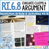 Evaluate Arguments & Claims RI.6.8 | UFOs Article #6-15
