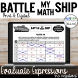 Evaluate Expressions Activity (no negatives) | Battle My M