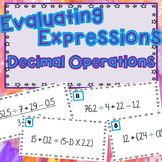 Evaluate Expressions with Decimal Operations