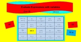 Evaluate Expressions with Variables Digital Cover Up Activity