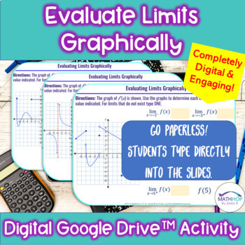 Preview of Evaluate Limits Graphically Digital Activity: Perfect for remote learning