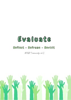 Preview of Evaluate = Reflect - Reframe - Revisit