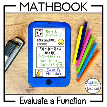 Preview of Evaluate a Function Review Activity | Mathbook