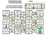 Evaluating Algebraic Expressions Activity: St. Patrick's D