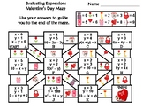 Evaluating Algebraic Expressions Activity: Valentine's Day