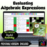 Evaluating Algebraic Expressions Digital Picture Reveal pl