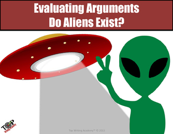 Preview of Argument Analysis Activity "Do Aliens Exist?"