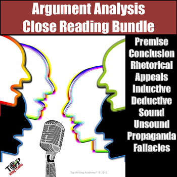 Preview of Argument Analysis Unit Critical Thinking Exercises