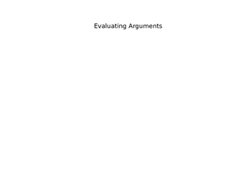 Preview of Evaluating Author's Reasoning and Evidence in Arguments