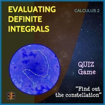 Preview of DEFINITE INTEGRALS -Multiple Choice Game "Find out Draco"-Distance Learning