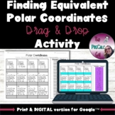 Evaluating Equivalent Polar Coordinates Drag & Drop Activity